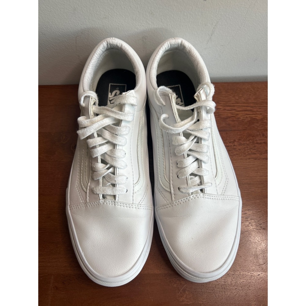 Vans White Old Skool Low Top Sneakers Men Size 10